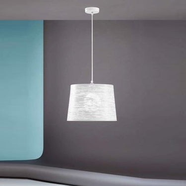 Sospensione in metallo verniciato bianco Perenz Lampade a sospensione